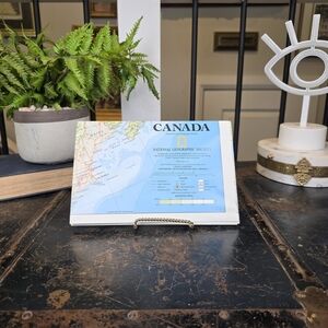 ​Vintage National Geographic Map | CANADA Folded Wall Map Circa 1970s Decor